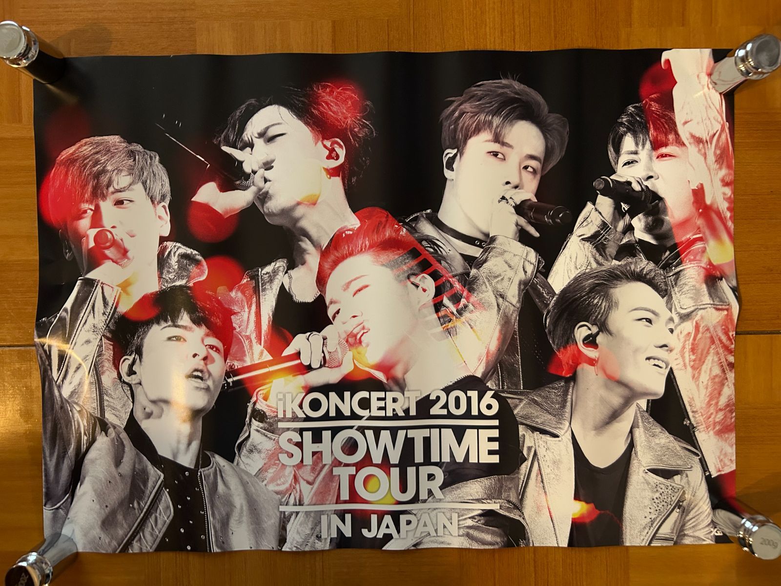 iKONCERT 2016 SHOWTIME TOUR 直筆サイン入りポスター 【公式通販】