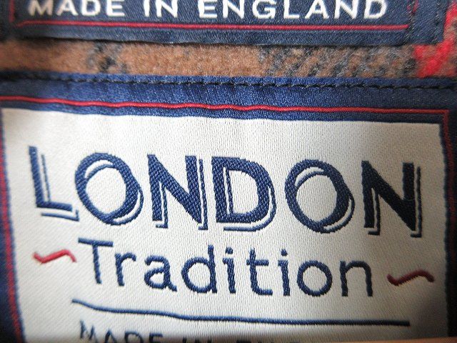 美品 ロンドントラディション ダッフルコート マキシ丈 裏地チェック トグル M 美品 ロンドントラディション マキシ丈 ダッフルコート サイズM
