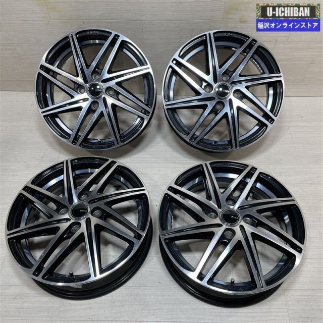 軽 軽自動車 等 PIAA 4.5-15+43 4H100 15インチ ホイール 4本