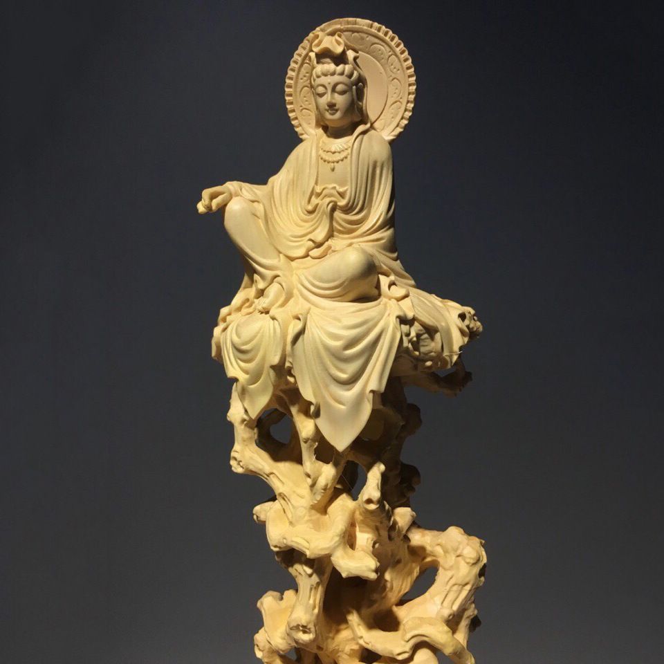 【北海道】自在観音菩薩 仏像置物仏教美術 置物 仏像