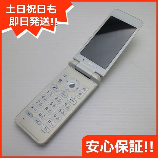 良品中古 au KYF31 GRATINA 4G ホワイト 即日発送 ガラケー
