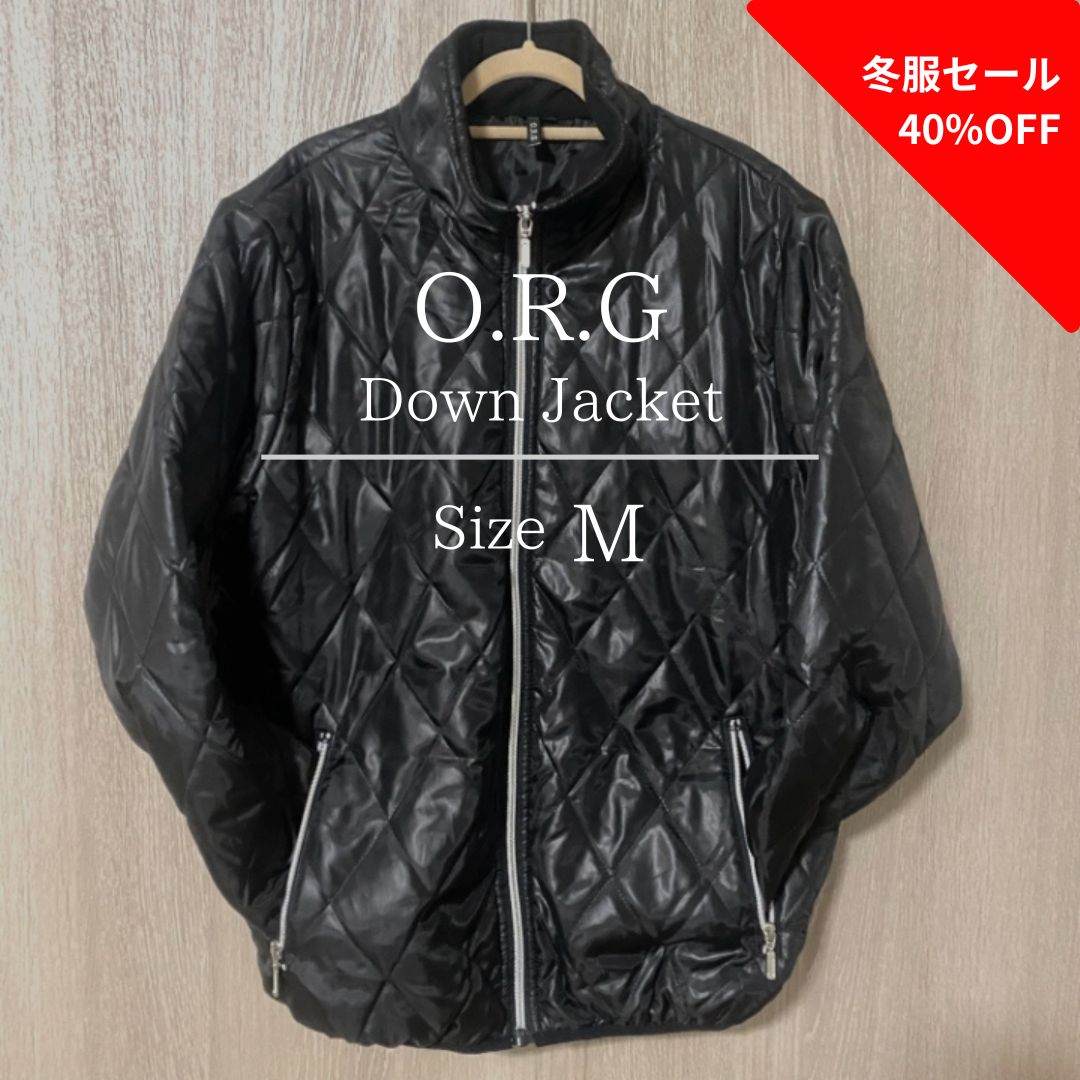 大特価】【超美品】O.R.G 中綿 ダウンジャケット キルティング