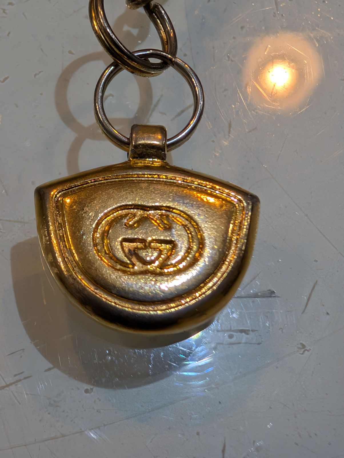 ヴィンテージGUCCIキーホルダー　2個セット GUCCI グッチ キーリング 2個セット ビンテージ オールド - メルカリ