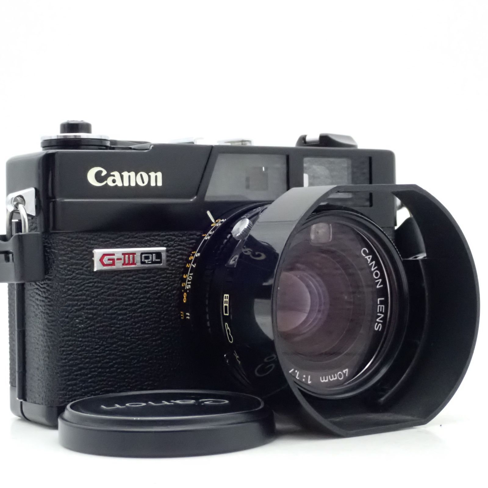 上品 Canon Canonet QL 17 G III 3 ブラックペイント 40 mm f 1 7 レンジファインダー コンパクトフィルムカメラ A 24374