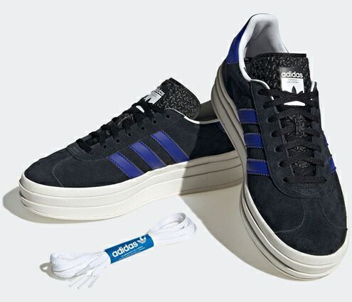 adidas HQ4408 adidas GAZELLE BOLD W BLACK アディダス ガゼルボールド ブラック レディース スニーカー 厚底 ローカット シューズ 大人靴