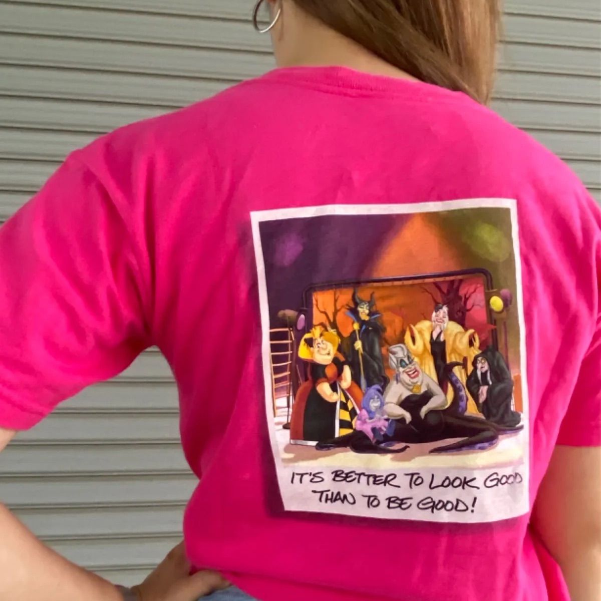 90's】Walt Disney World Disney Villains 両面プリントTシャツ