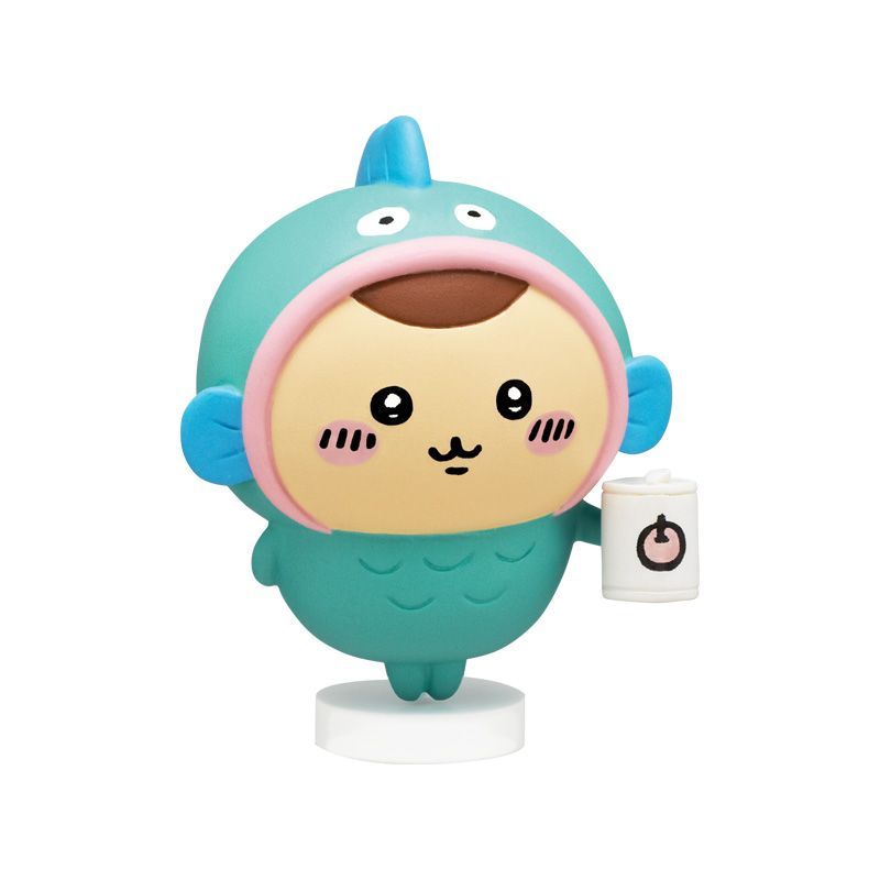 ちいかわ くりまんじゅう サンリオ ハンギョドン ぬいぐるみ マスコット ちいかわ×サンリオキャラクターズなりきりフィギュア【くり