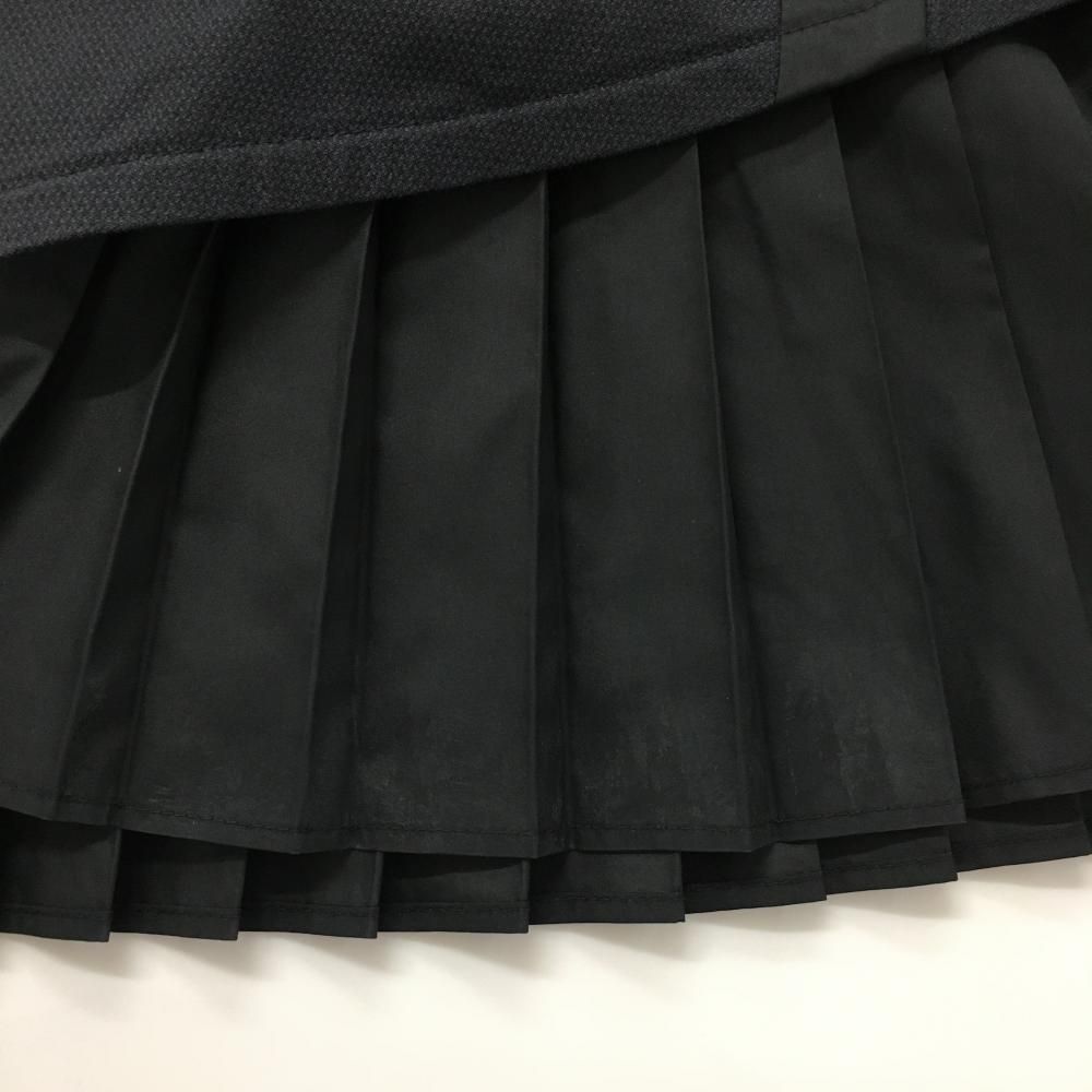 マスターバニー スカート ネイビー×黒 一部裾プリーツ レディース 1(M