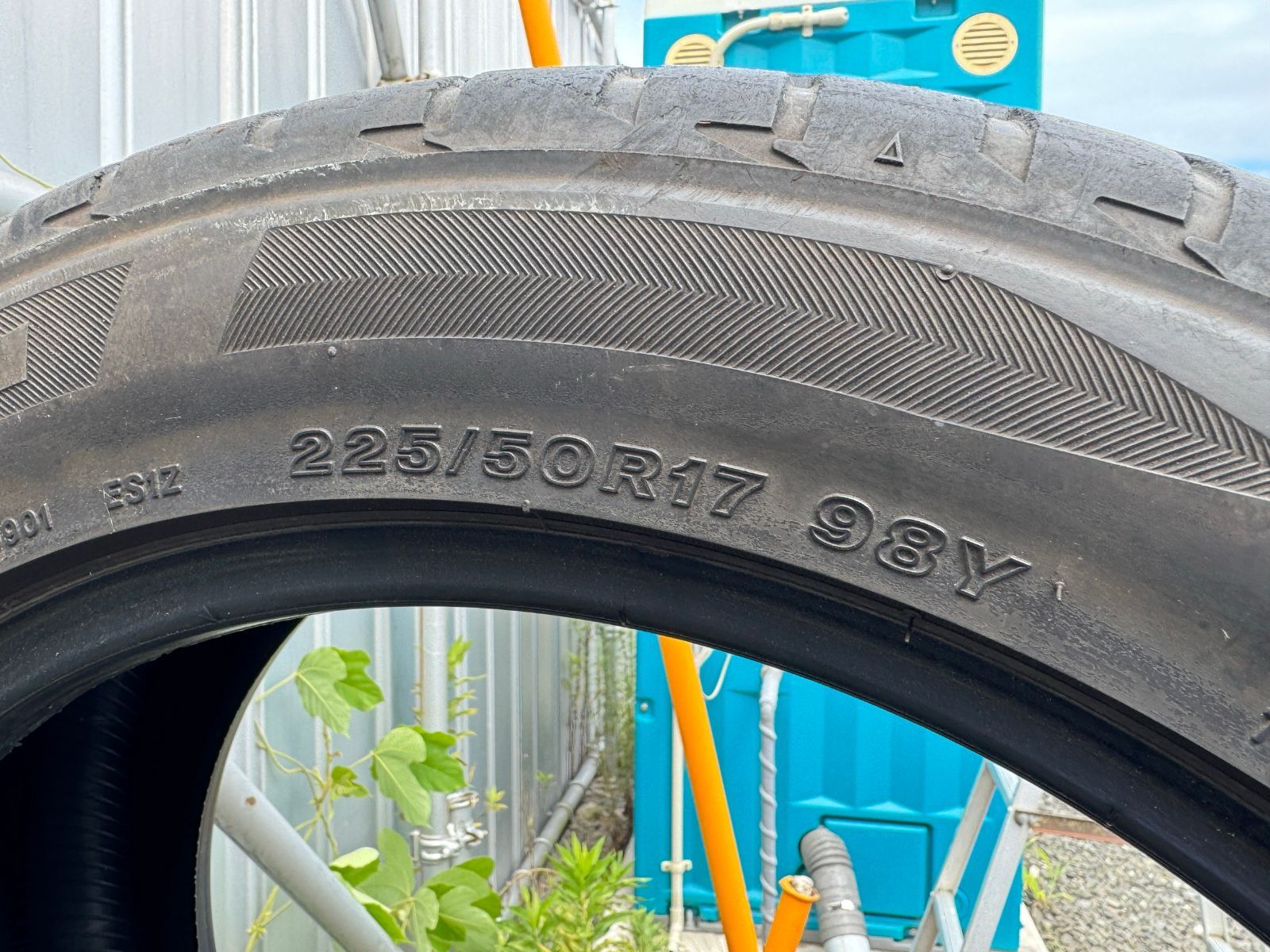 2016年製 【新車外し バリ溝】ブリヂストン トランザ ER33 225/50R17 4 