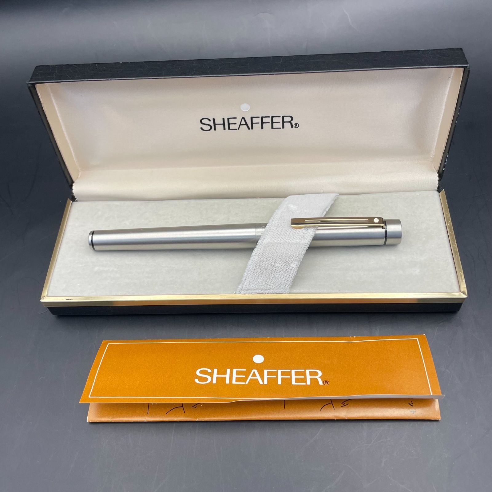 14K/585刻印】 SHEAFFER シェーファー 万年筆 タルガ シルバー MS