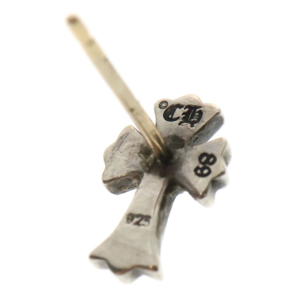 クロムハーツChrome Hearts CH CRSS 2クロスファットスタッド クロムハーツCHクロスベビーファットスタッド(ピアス)|クロム