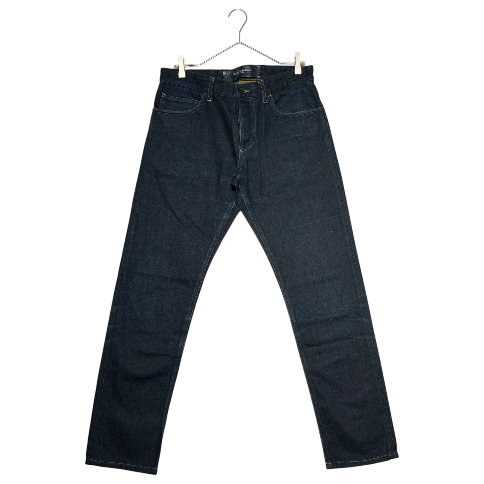 DOLCEu0026GABBANA(ドルチェu0026ガッバーナドルガバ) Slim tapered denim pants スリム テーパード デニム  パンツ G6DDCD G8R12 46(M程度) インディゴ - 店舗限定品