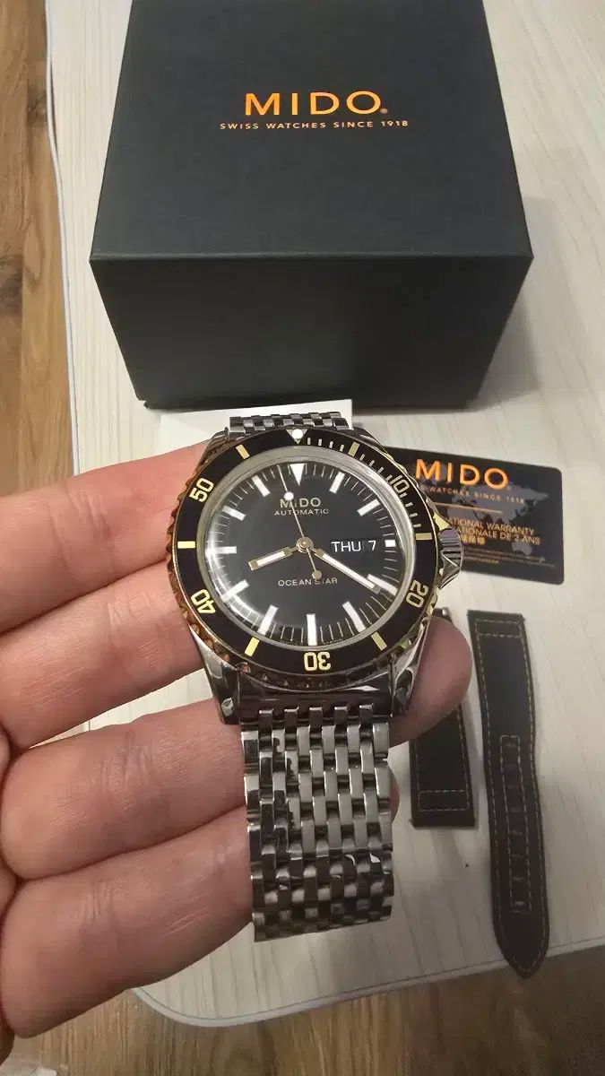 【雷市場（ポンジャン）商品韓国直送】 MIDO(ミドー) オーシャンスター トリビュート ゴールドコンビ