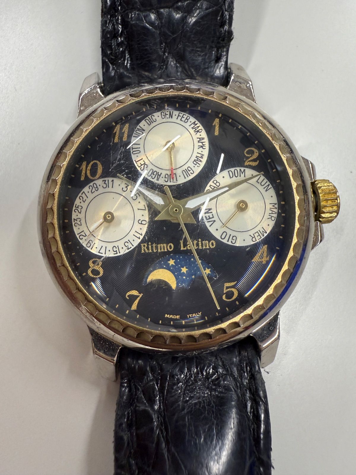 ★新品★ Ritmo Latinoリトモラティーノ ルーナ ムーンフェイズ 美品 リトモラティーノ 腕時計 ルナ ムーンフェイズ クォーツ