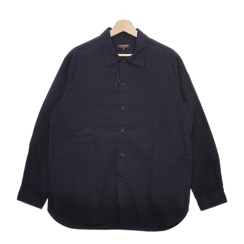 A VONTADE 新品 VTD-0310-SH S Gardener Shirt Jacket 定価25300円 長袖シャツ ダークネイビー メンズ アボンタージ【中古】4-1118M