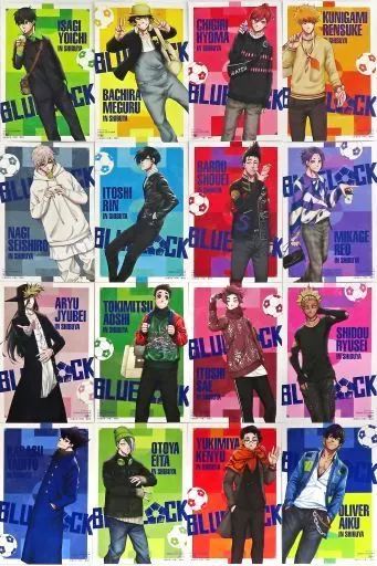 中古】ポストカード 全16種セット 描き下ろしイラストカード 「ブルー