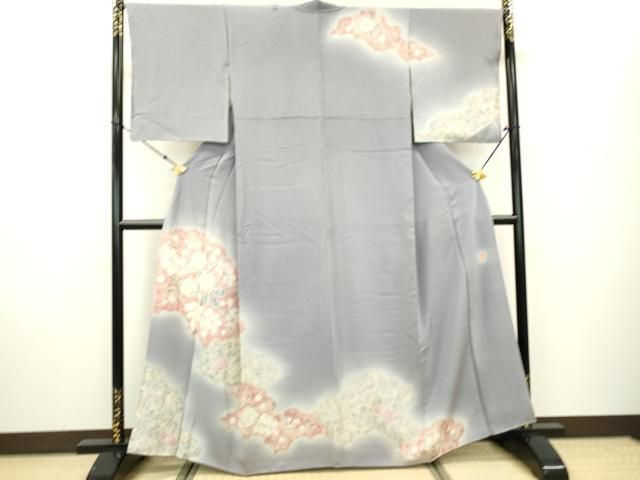 名門 滝泰謹製 生紬 辻ヶ花絞り 正絹 AK-4033 名門 滝泰謹製 生紬 辻ヶ花絞り 正絹 AK-4033