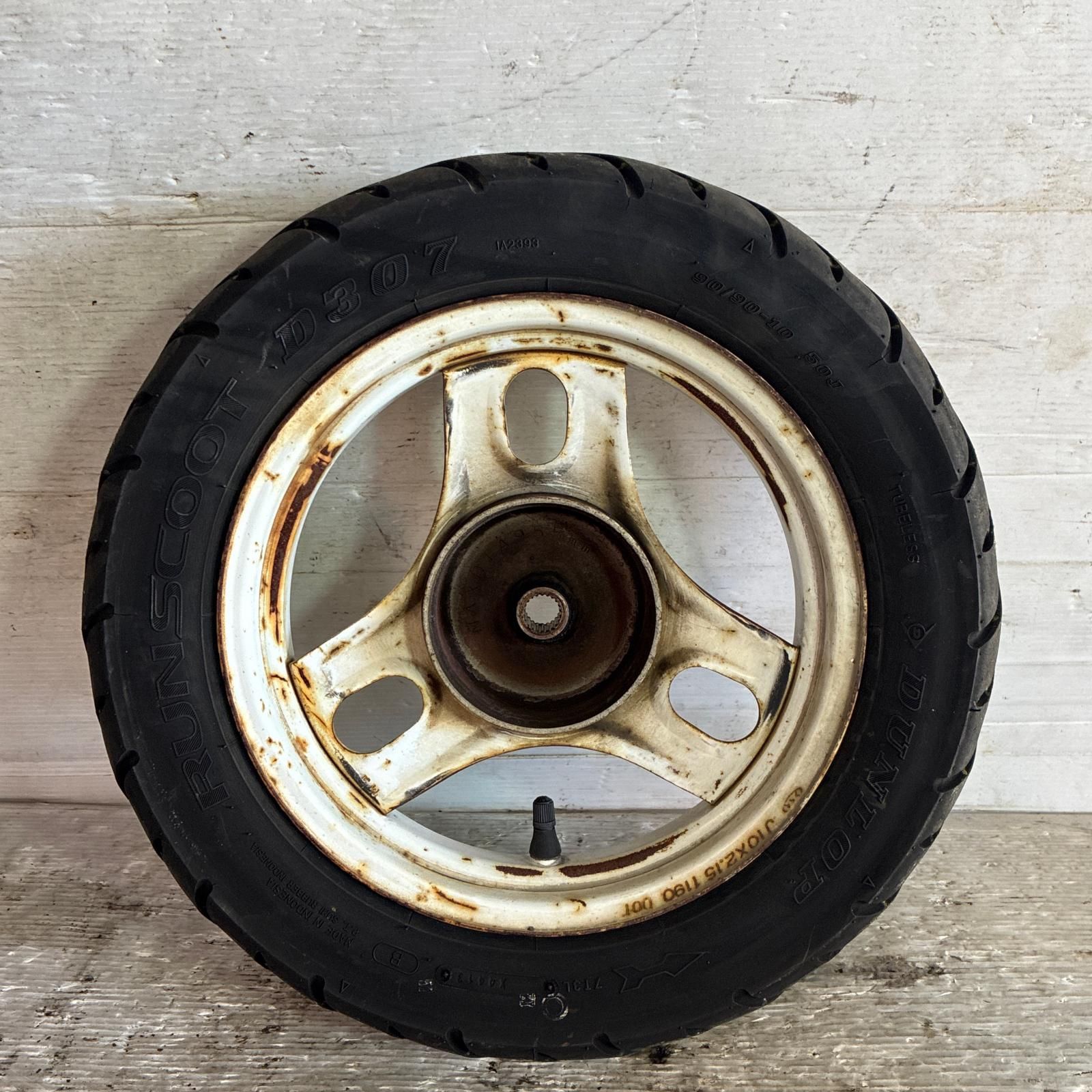 HONDA ライブディオ リアホイール タイヤ付 AF34 35 AF27 28 HONDA