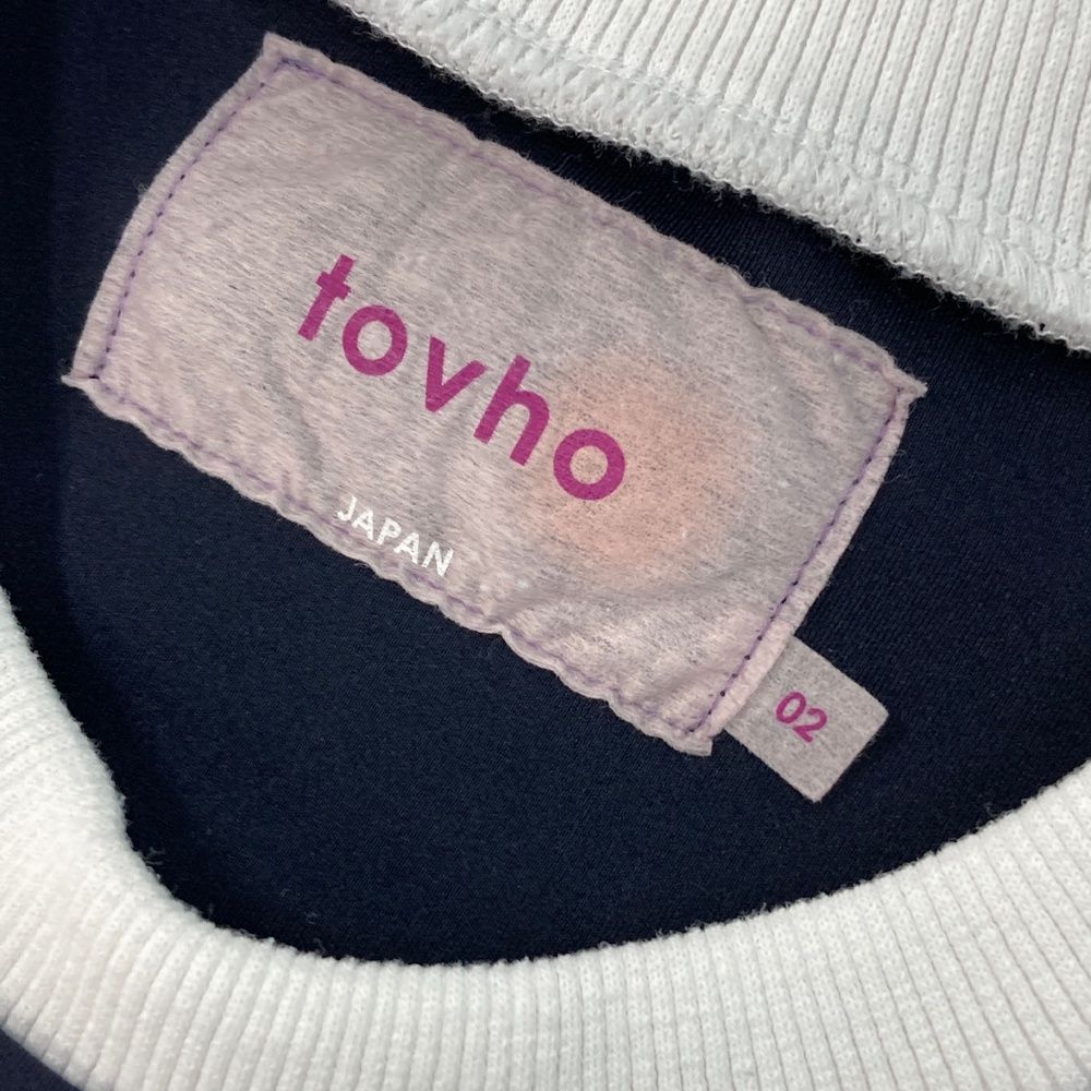 サイズ：02 TOVHO トヴホ 長袖Tシャツ ネイビー系 [240101483334