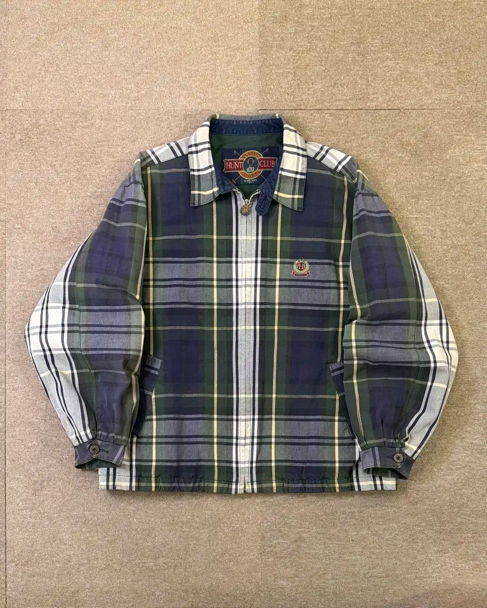 HUNT CLUB 90s オーバーサイズ チェック BARACUTA(バラクータ) ブルゾン