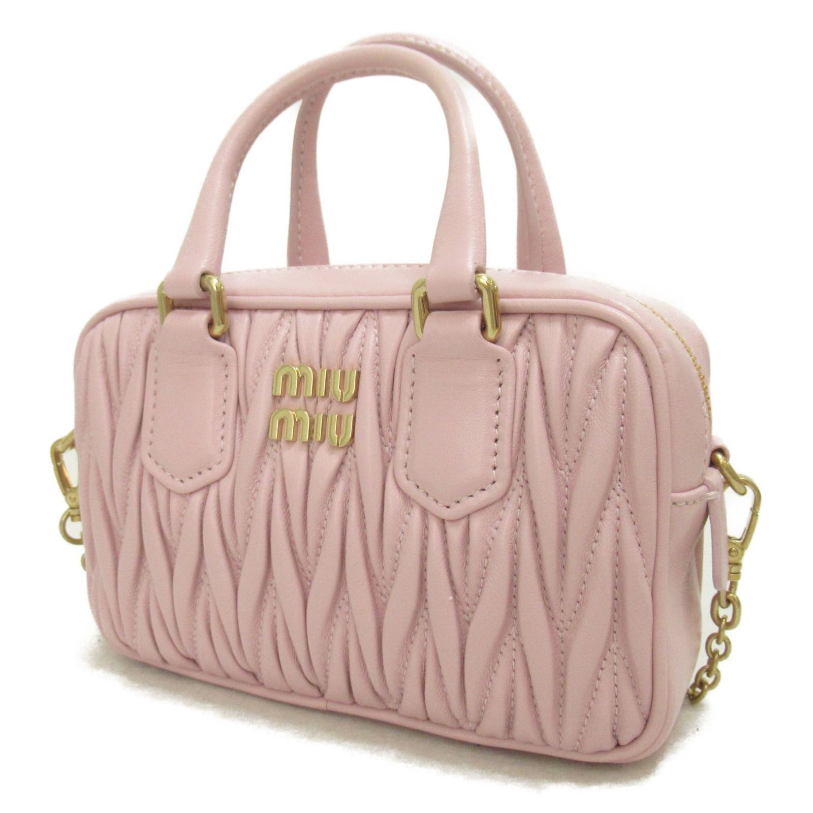 ★ ミュウミュウ ★ ショルダー・ハンドバッグ 楽天市場】【miumiu】ミュウミュウ レザー 2WAY ショルダー