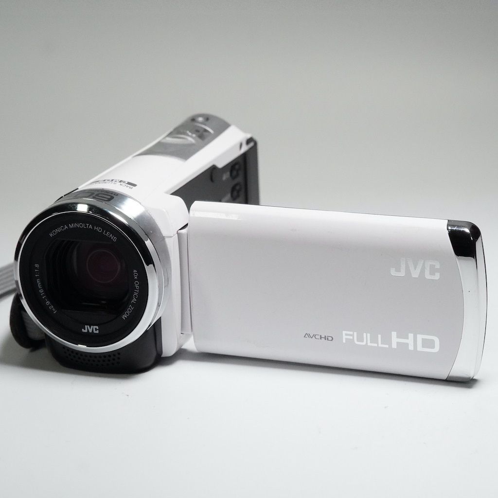 JVC Victor Everio GZ-HM133-W ホワイト ビデオカメラ 動作OK 1週間