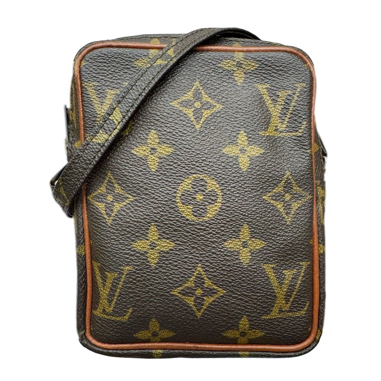LOUIS VUITTON ルイヴィトン ミニダヌーブ モノグラム M45268 ショルダーバッグ ポーチ ブラウン レディース
