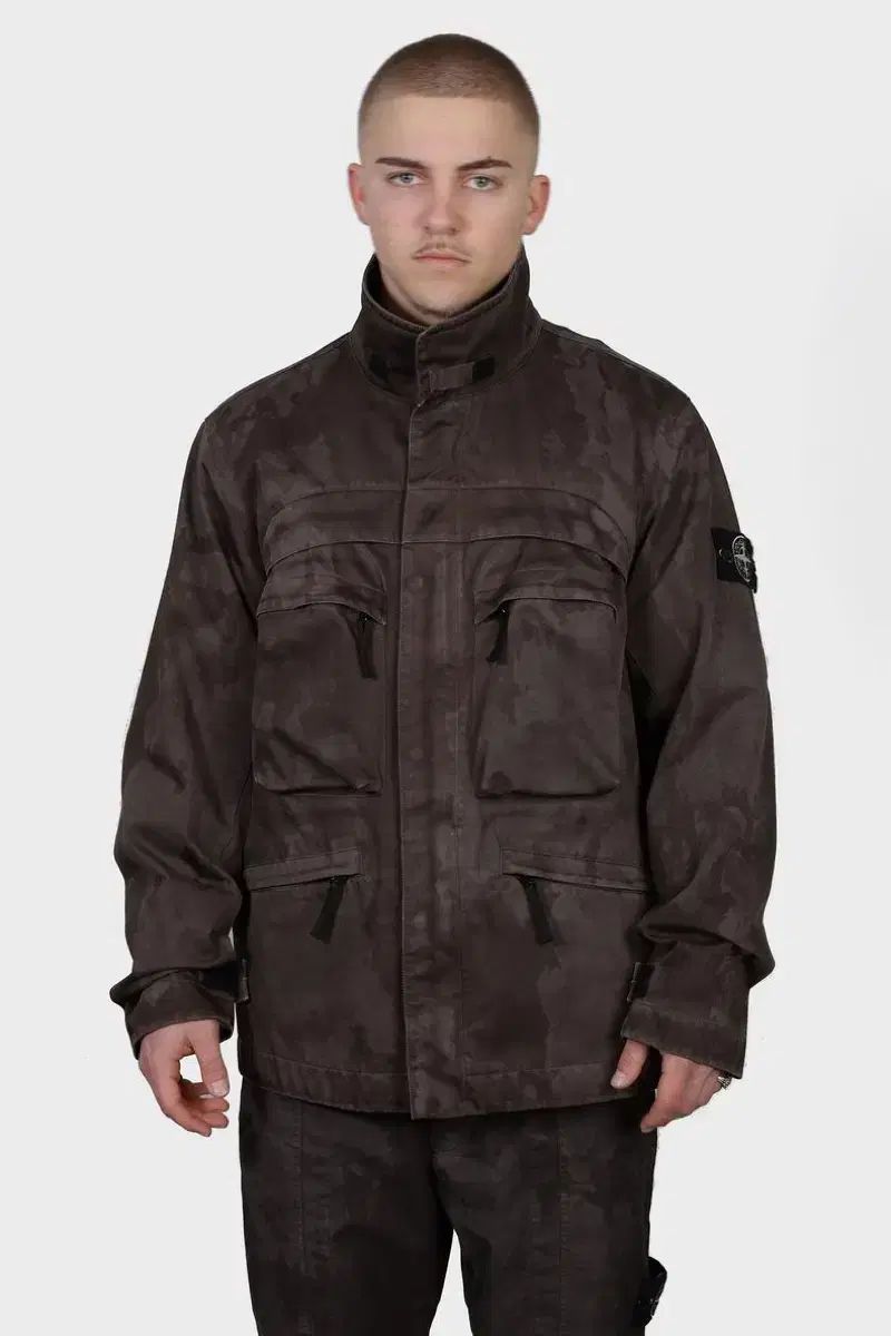 STONE ISLAND ストーンアイランド ラッソ こまと 3L レーザー カモフラ ジャケット