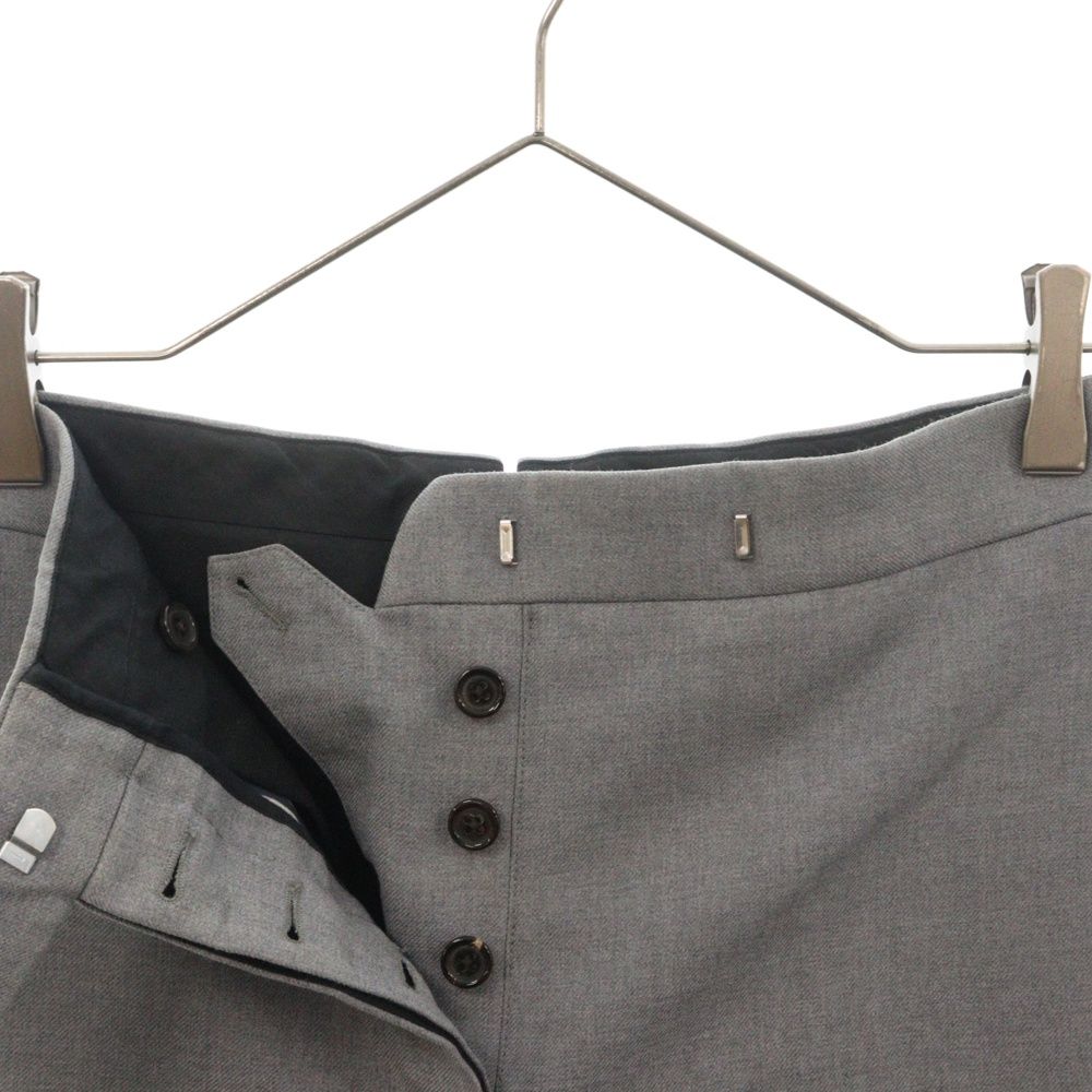 トムブラウン グレー スラックス ボタン付き トムブラウン THOM BROWNE