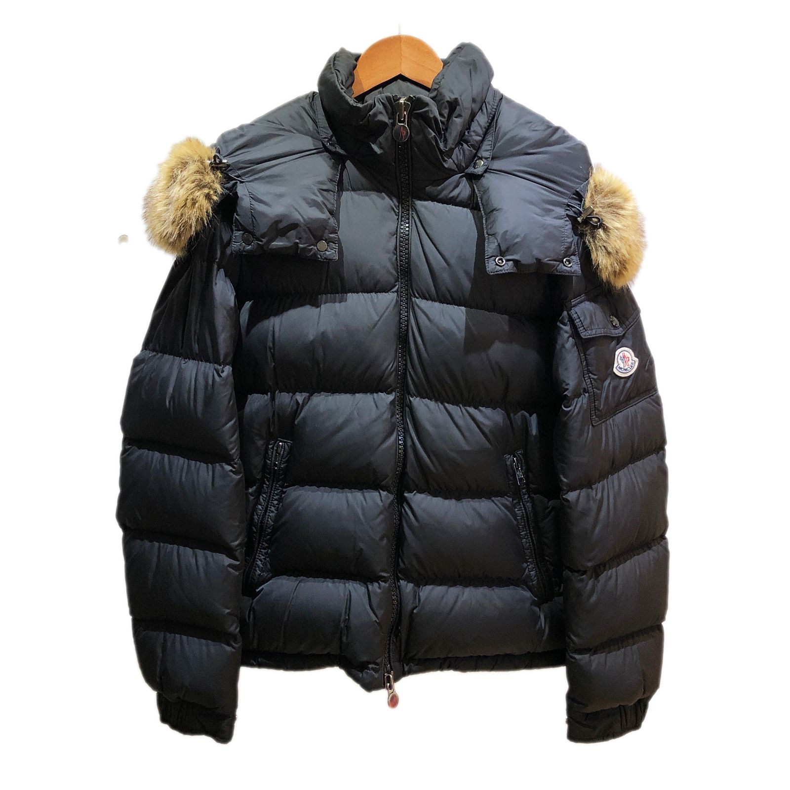 MONCLER モンクレール MAYAF GIUBBOTTO ファー付き ショートダウン