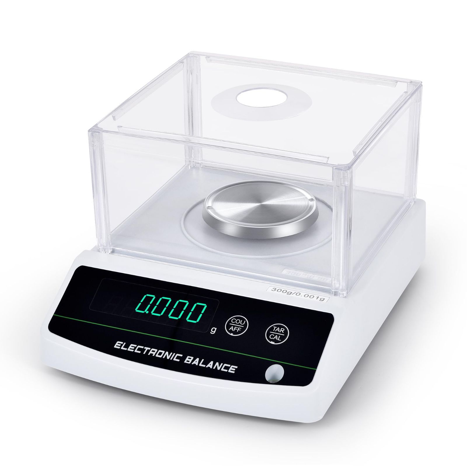 数量 LACHOI デジタルはかり 0.001g*300g 精密はかり 0.001g 電子分析天秤 業務用 デジタルスケール 宝石 学校用 研究用 校正分銅あり コンセント式 日本語説明書付き 300g0.001g