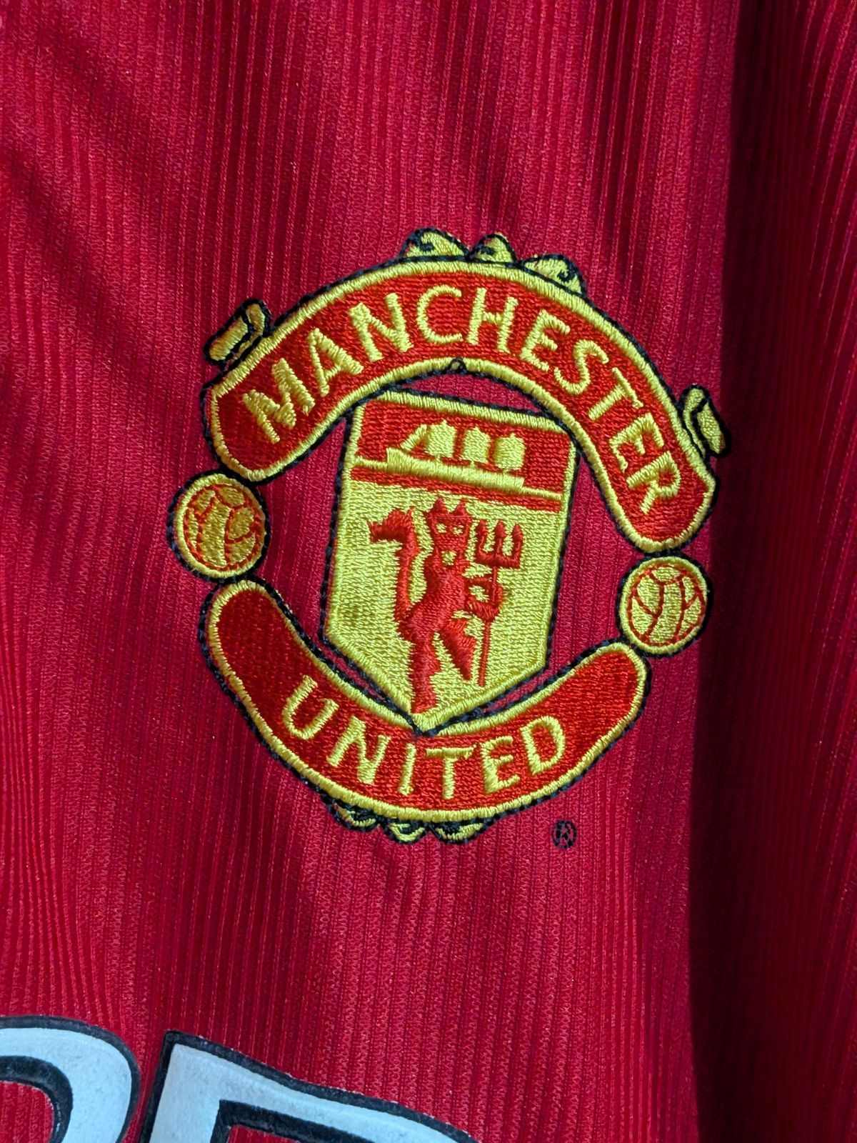 90s UMBRO 1998-99 マンチェスターユナイテッド 長袖 ユニフォーム L 赤 マンU LLC-HASEGAWATOSO_COM