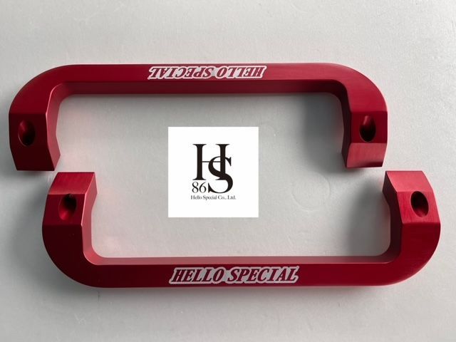 ハイゼットトラック前期 ジャンボ S500P S5510P アシストグリップ 左右セット レッド 赤 はろーすぺしゃる ハロー