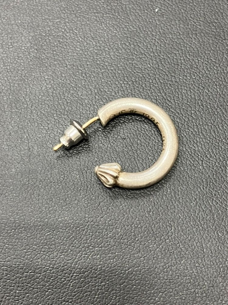 10％クーポン使用可 SK|クロムハーツ フープピアス シャフト 14K