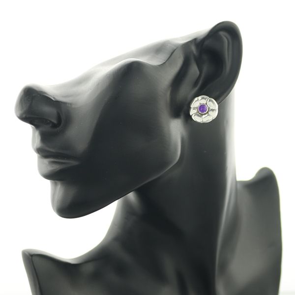 ジョージジェンセン ピアス アメジスト ムーンライトブロッサム 36  