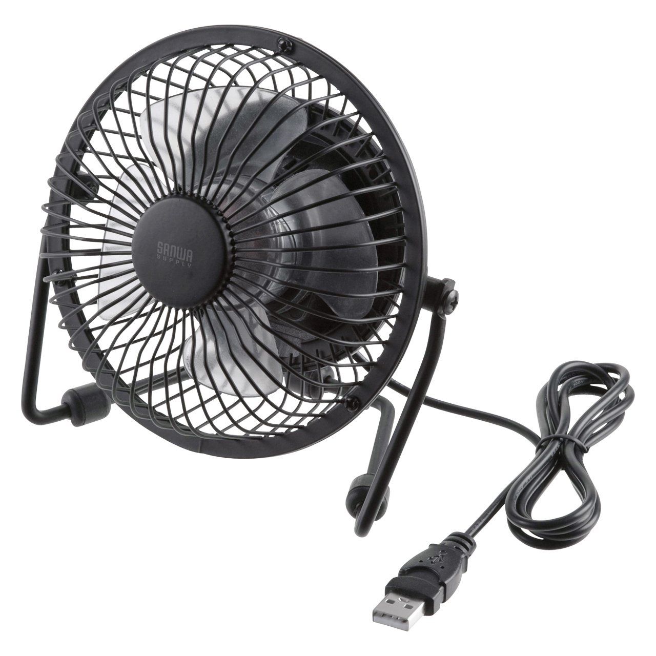 サンワサプライ USB扇風機 卓上扇風機 角度調整(2段階) USB-TOY64N 