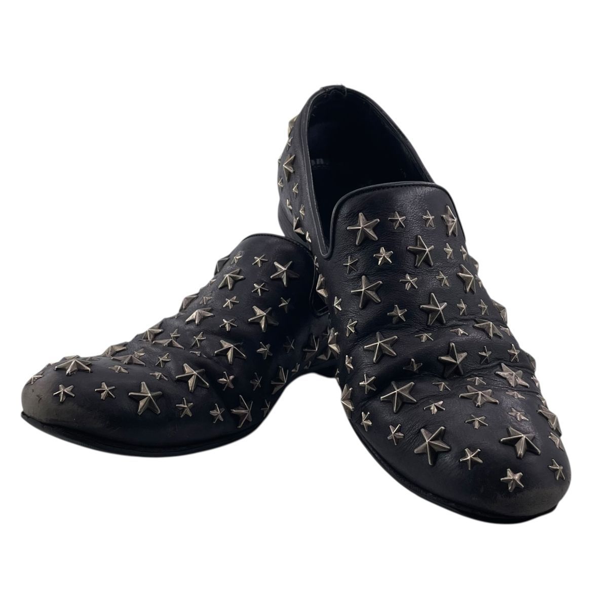 中古】 Jimmy Choo ジミーチュウ ローファー スタースタッズスニーカー 