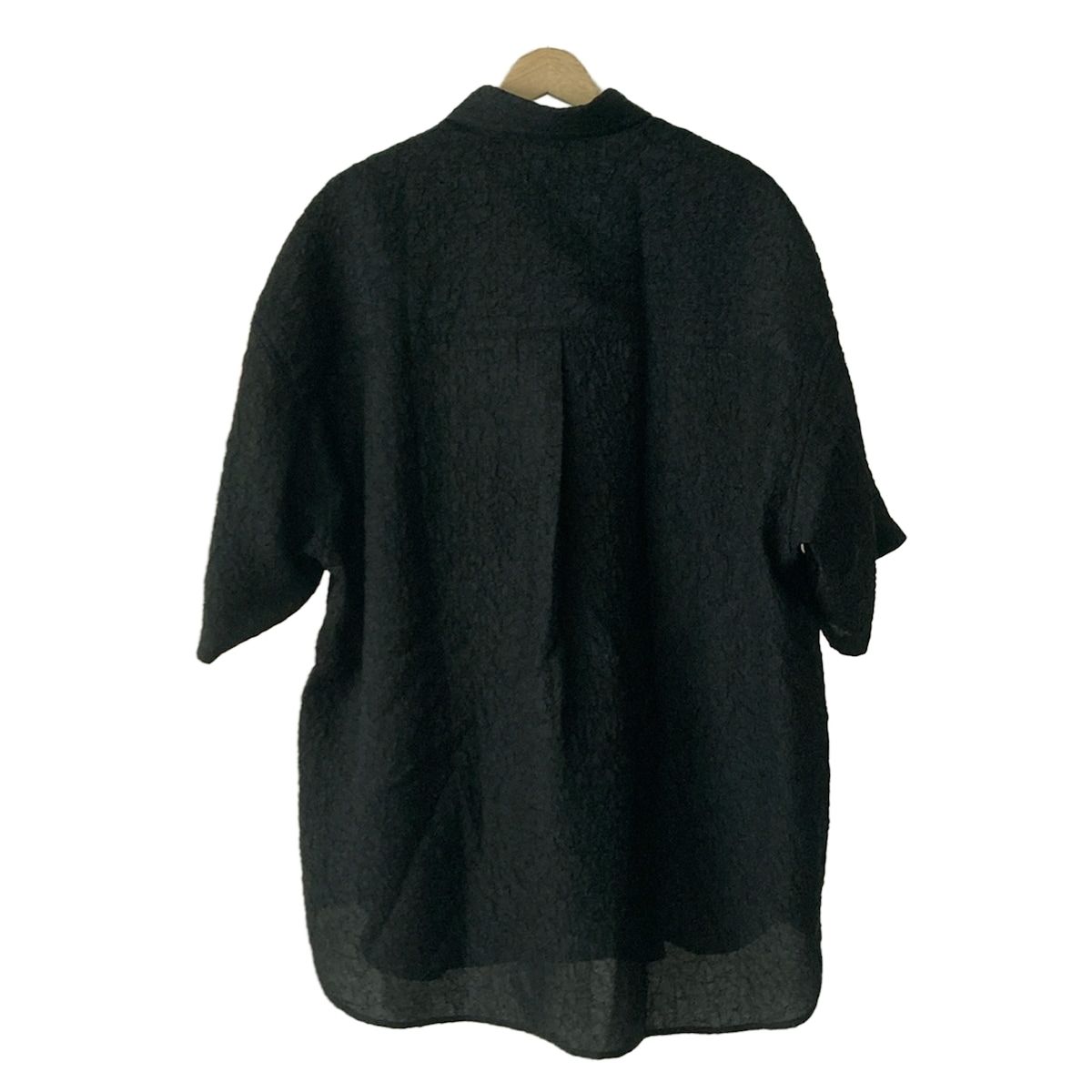 25s/s MAISON SPECIAL 総柄 しわ加工 半袖 シャツ メンズ MAISON SPECIAL(メゾンスペシャル) 半袖シャツ サイズ2 M メンズ