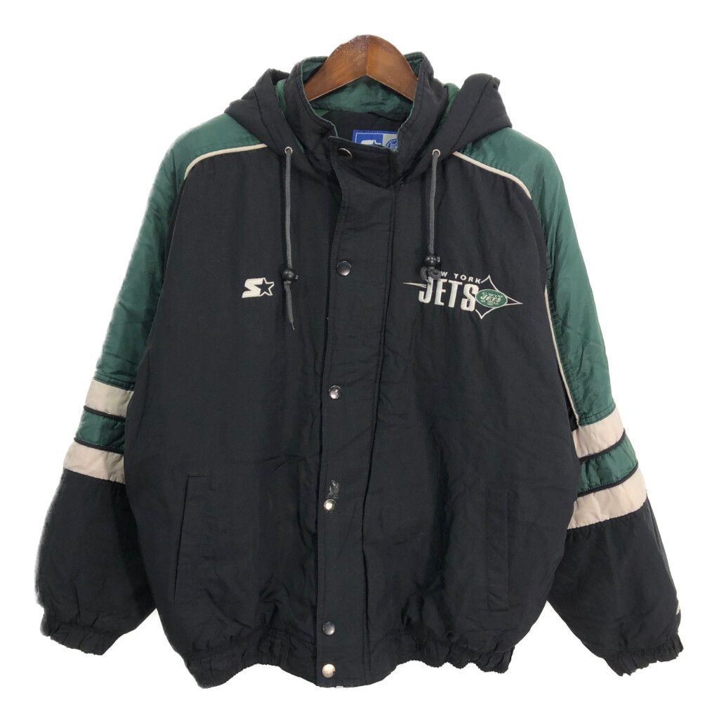 NFL × STARTER / スタジャン/--/ポリエステル/BLK STARTER スターター NFL ニューヨーク・ジェッツ 中綿 ナイロン