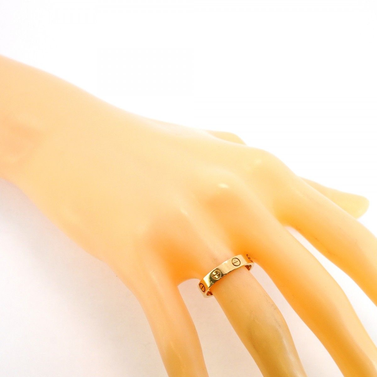 5jdb0898】カルティエ リング ミニラブ K18YG イエローゴールド ＃52  