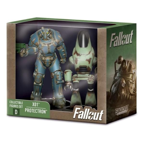 Fallout X01 & プロテクトロン ミニフィギュア デスクローBAF