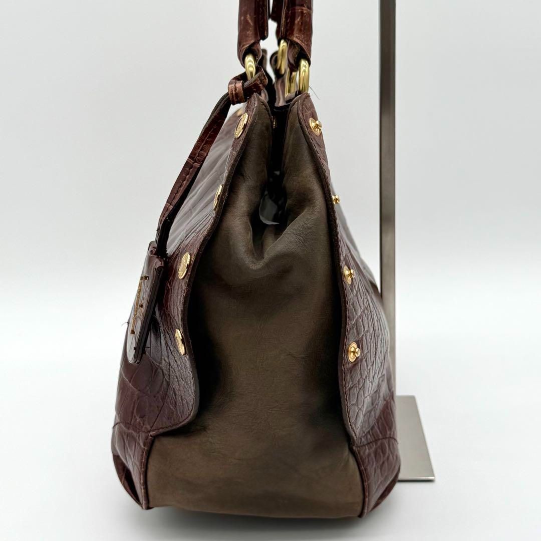 【美品】フルラ ハンドバッグ クロコ型押し ブラウン 楽天市場】【バッグ】FURLA フルラ ハンドバッグ 2WAY ショルダー