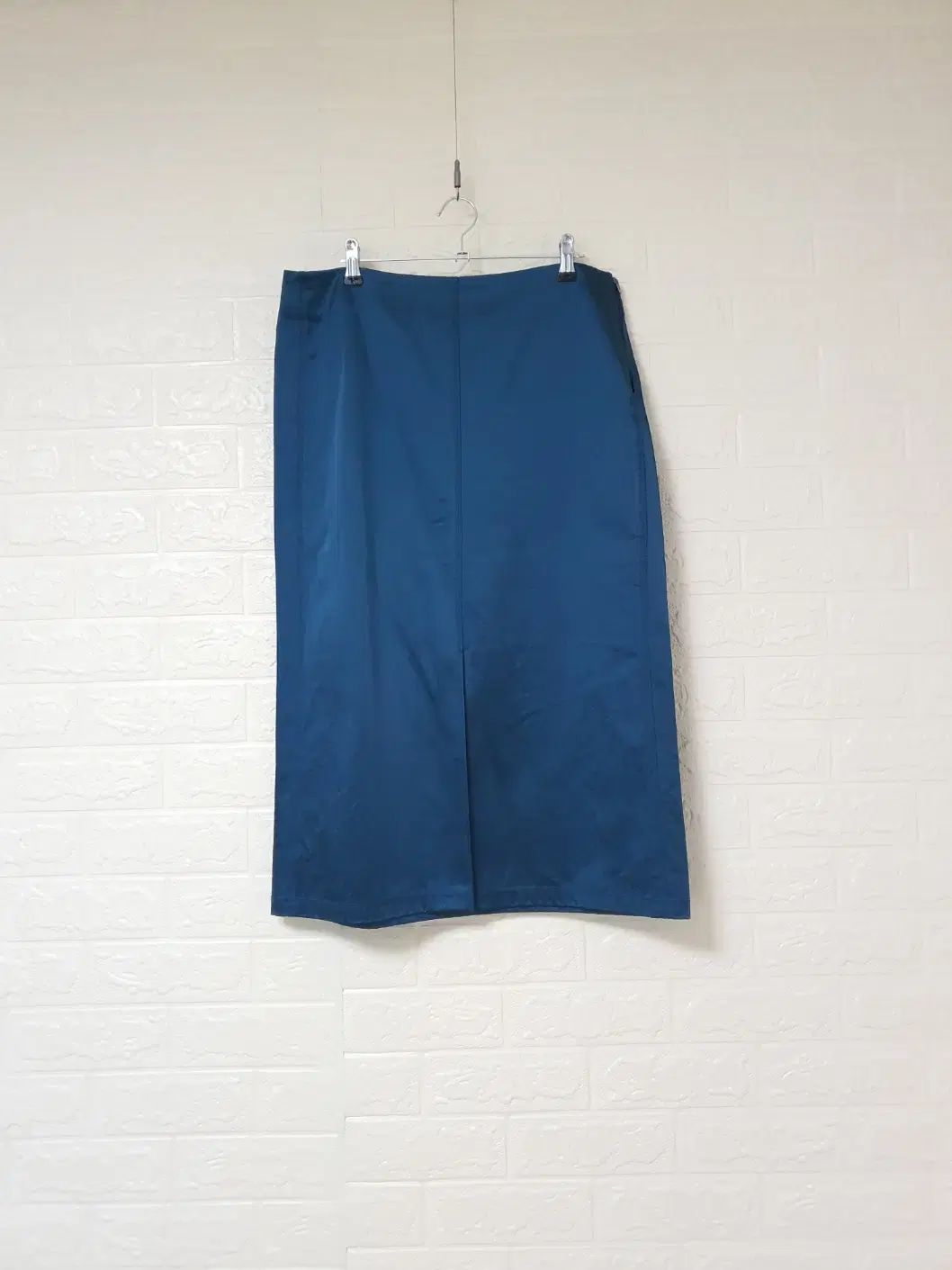 ザ ハン ソムラン バン コレクション LANVIN サテン スリット スカート ブルーサイズ 66
