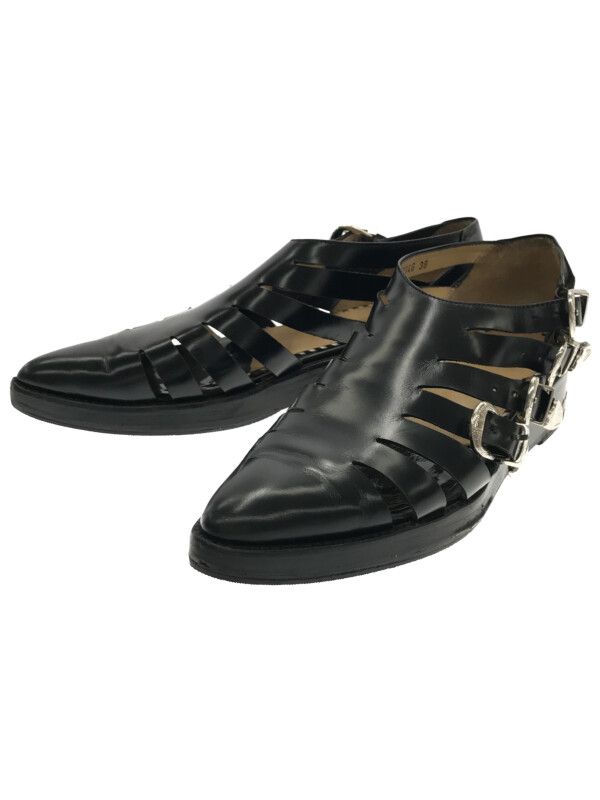 TOGA PULLA トーガ プルラ マルチストラップメタルサンダル ブラック  