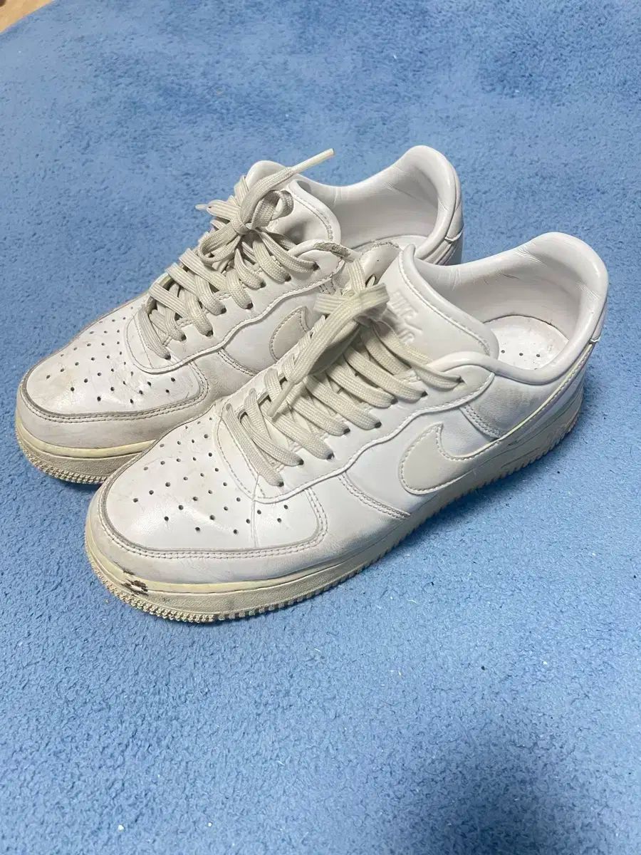 ナイキ エアフォース1 オールホワイト 260 プレ ニアミント フルセット