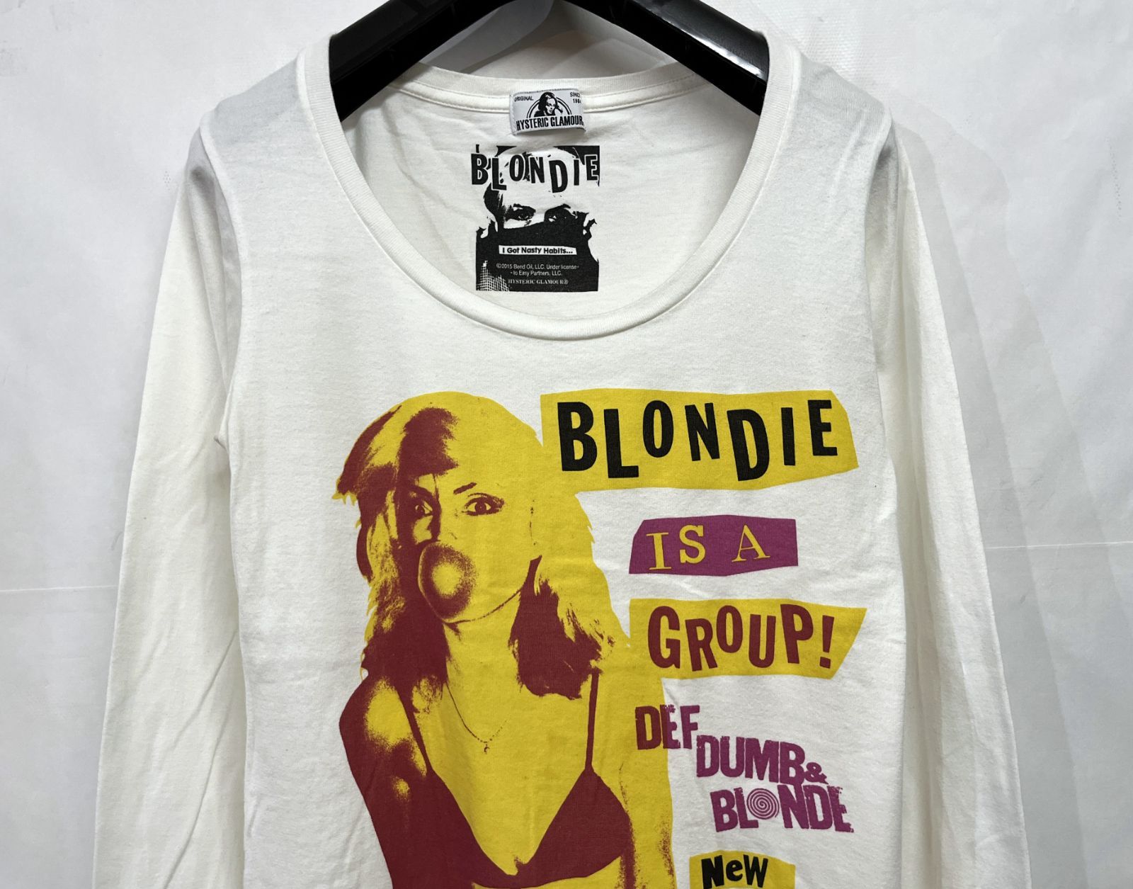 hysteric glamor Blondie ロングTシャツ HYSTERIC GLAMOUR x BLONDIE｜ヒステリックグラマー ブロンディ