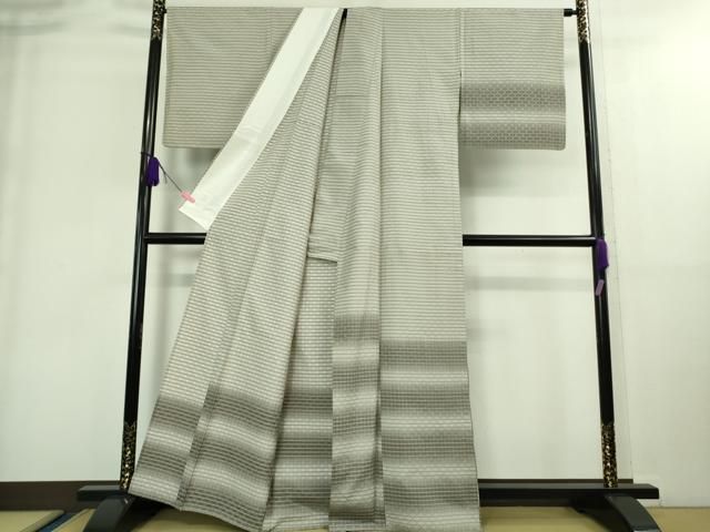 平和屋着物□極上 花織 訪問着 紬地 単衣 逸品 DZAA8881kh5 - メルカリ