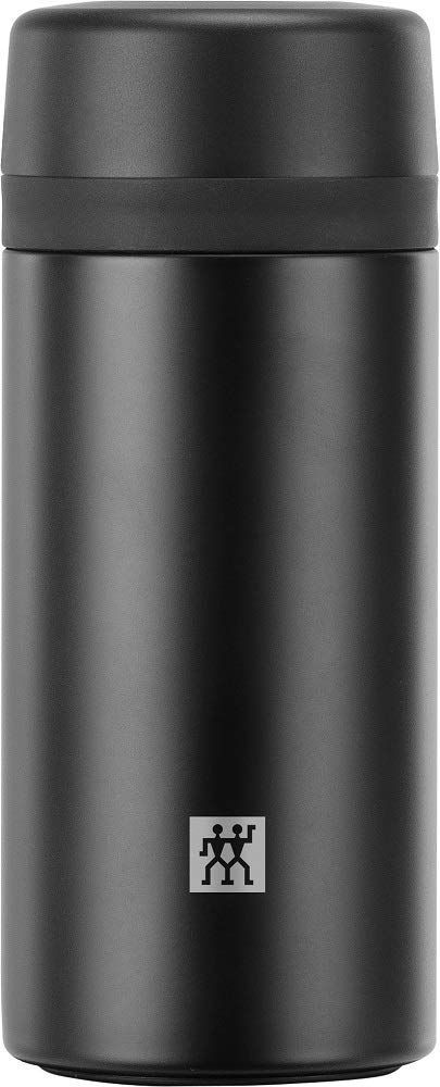 【数量限定】420ml ブラック 」 ストレーナー付ボトル ストレーナー 茶こし マグ 「 ボトル 水筒 ステンレス ツヴィリング 保冷 保温 【日本正規販売品】ZWILLING Zwilling THERMO 39500-512