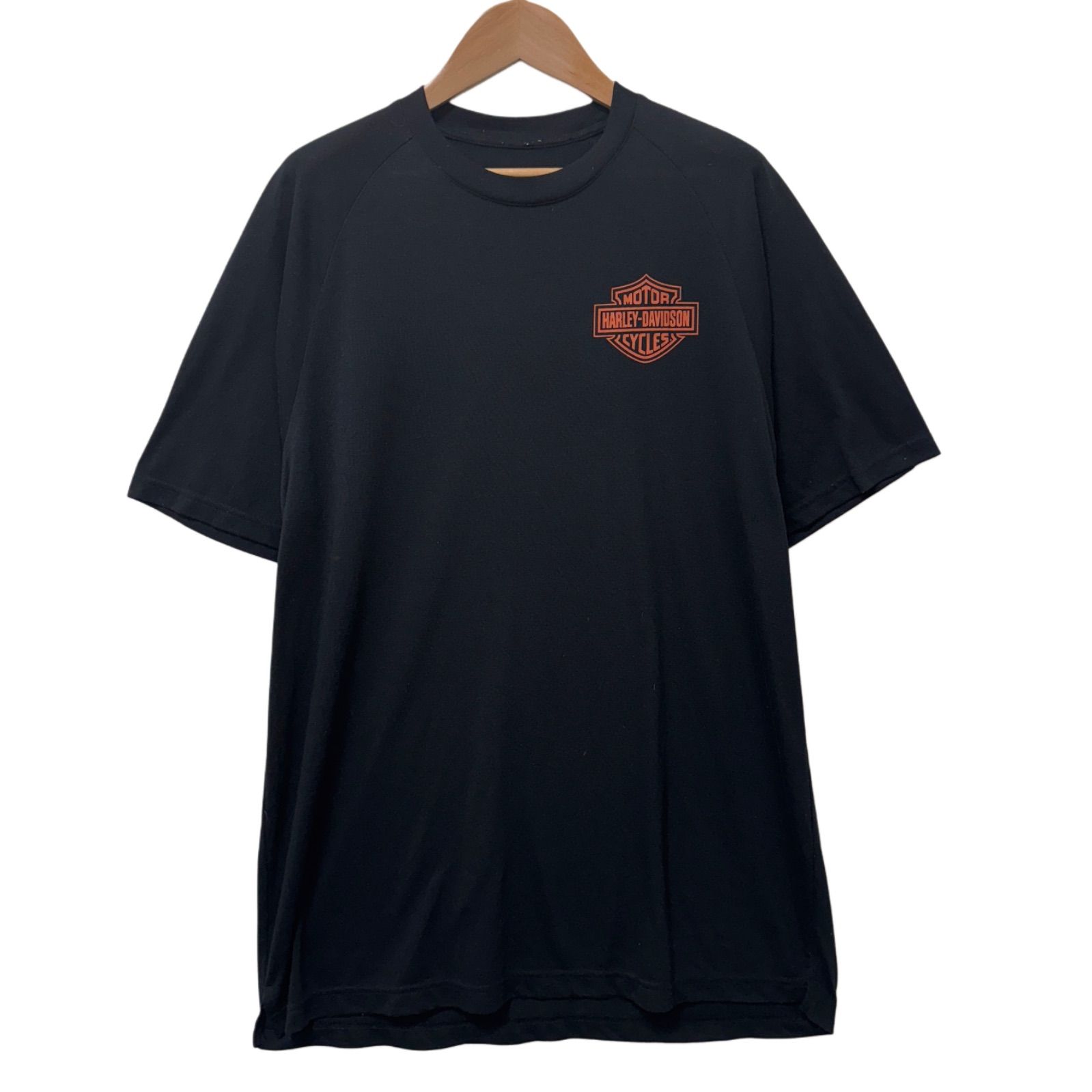 【週末値下げ】 USA製 Harley-Davidson Tシャツ Lサイズ HARLEY-DAVIDSON ハーレーダビッドソン Tシャツ L ブラック USA