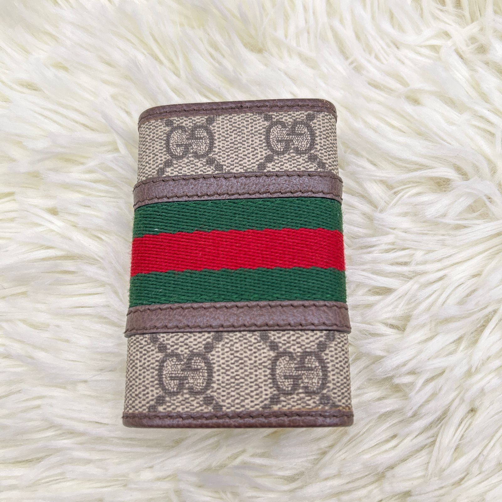 グッチ GUCCI キーケース オフィディア 6連キーケース ウェブ